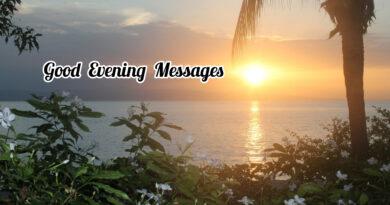 Good Evening Messages