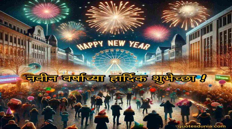 Happy New Year Wishes in Marathi