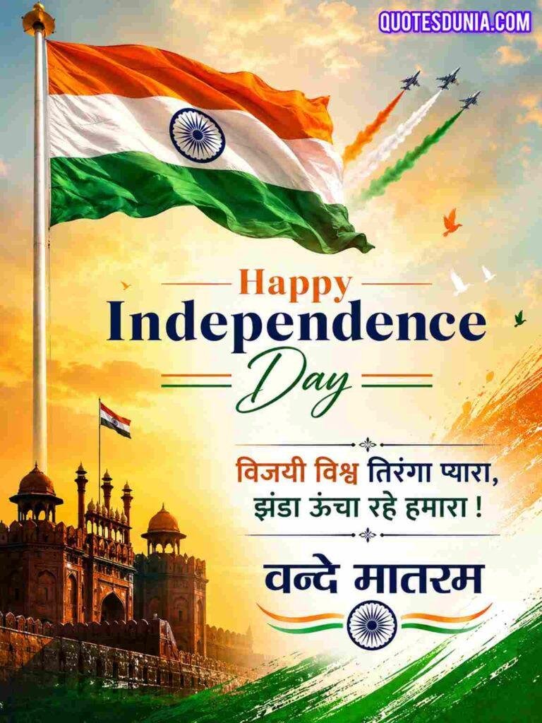 INDEPENDENCE DAY WISHES IN HINDI