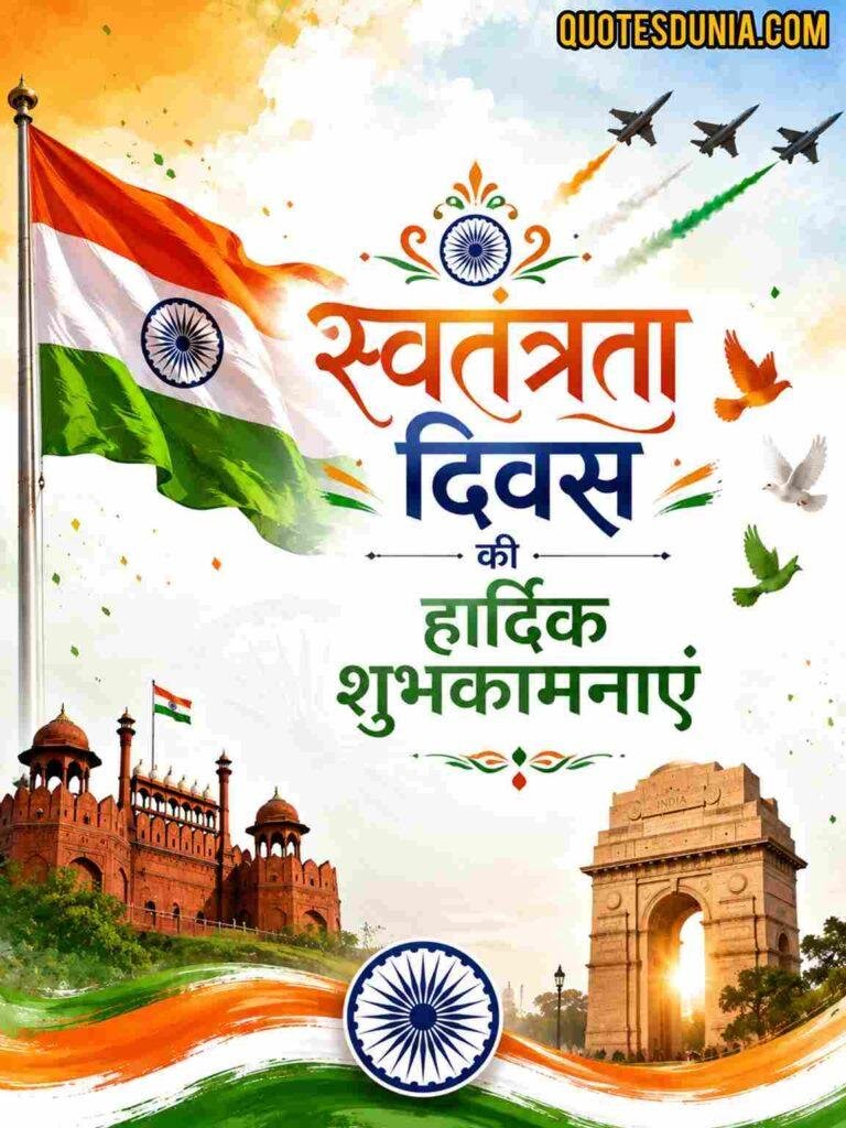 INDEPENDENCE DAY WISHES IN HINDI
